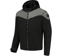 Rusty Stitches William Blouson textile moto moto, noir/gris, Taille M