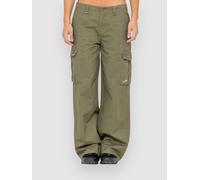Rusty Tank Girl Low Rise Wide Fit Cargo Pantalon vert 10