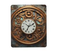 Rusty Tapis de souris de jeu steampunk imperméable avec base en caoutchouc antidérapant et bords cousus pour décoration de maison, bureau, accessoires de bureau, 8 x 24 cm