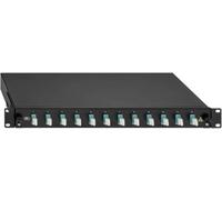 Rutenbeck 12 x LC-D OM3 aqua Boîte à épissures FO 12 ports 1 UH