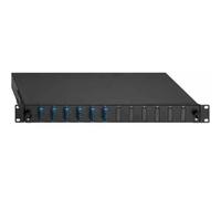 Rutenbeck BL - Glasfaserkabelkiste - extensible - Rack montierbar - SC Duplex SM X 6 - black, RAL 9005 - 1U - 48.3 cm (19") (2280308060)
