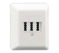 Rutenbeck Rutenbeck Boîte de connexion TAE 2x6/6NFF Ap rw Quantité:1