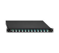 Rutenbeck Rutenbeck Boîte de raccordement BasicLine 12xLC-D OM3 aqua Quantité:1