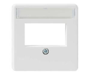 Rutenbeck Rutenbeck Plaque centrale 2 voies, avec rws RAL9010 ZSt UM-MA 2 rws Quantité:1