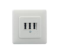 Rutenbeck TAE 3x6 NFN UP rw 10210204 pour 1 téléphone et 2 appareils supplémentaires