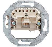 Rutenbeck UAE 8(8)Up 0 Prise réseau encastré insert avec plaque centrale et châssis CAT 3 blanc