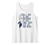 Ruth Bader Ginsburg Ask Brethren Feet Off Our Neck RBG Meme Débardeur