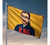 Ruth Bader Ginsburg, juge de la Cour suprême, drapeaux de chambre pour hommes, décorations pour la cuisine (30 x 45 cm)