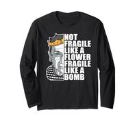 Ruth Bader Ginsburg Not Fragile Like A Fleur Bomb RBG Meme Manche Longue