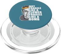 Ruth Bader Ginsburg Not Fragle Like Flower RBG Meme on Back PopSockets PopGrip pour MagSafe