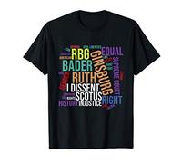 Ruth Bader Ginsburg Notorious RBG I Dissent mot Nuage Art T-Shirt