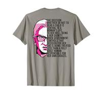 Ruth Bader Ginsburg The Decision RBG Meme Pro Choice au Dos T-Shirt