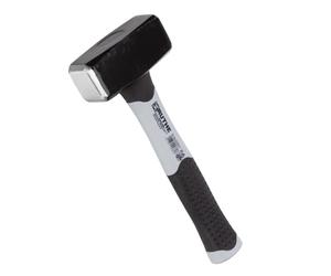 RUTHE Massette Fiberglas 1000 g | Marteau robuste DIN 6475 | Masse avec tête en acier noirci | Manche ergonomique 3 composants | Massette durable | Fibres de verre incassables