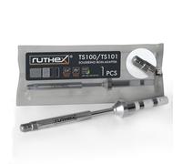 ruthex 1x adaptateur de panne à souder de la série TS100 / TS101 / PINECIL compatible avec les aides à la fusion ruthex LOE-SET-012 pour la mise en place d'inserts filetés en impression 3D