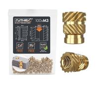 ruthex Inserts Filetés M3 - Lot de 100 - M3x5,7
