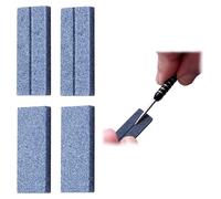 RUTHLESS | Aiguiseur à pointes plates | Pierre plate à rainure en V | Lot de 4.