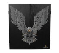 RUTHLESS Meuble de rangement professionnel pour cible de fléchettes carré noir