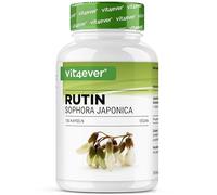 Rutine 500 mg - 180 capsules (6 mois d'approvisionnement) -95% de vraie rutine à partir d'extrait naturel de Sophora japonica - Haute dose - Sans additif - Vegan
