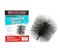 Rutland Products Brosse de cheminée métallique Ronde 7" NPT 1/4" (1 pièce), métal, Noir, 18,26 x 18,26 x 24,77 cm
