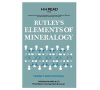 Rutley's Elements Of Mineralogy