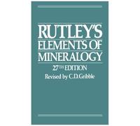 Rutley's Elements Of Mineralogy