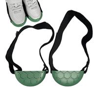Rutschfeste Schuh-Zehenüberzüge Für Kinder - Anti-Rutsch Schutz Aus Nylon & Silikon | Elastische Überzieher Für Freizeitschuhe | Druckreduzierend & Komfortabel, 20x7cm, Grün/Rosa/