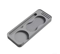 Rutschfeste Silikon Tamper Matte Mit Halter 51-58mm(Grey)