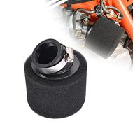 RUTU Filtre à air 38 mm, filtre à air universel coudé pour moto 4 temps 50 cc 70 cc 90 cc 110 cc 125 cc 150 cc GY6 moto ATV cooter Quad Go Kart cyclomoteur Pit Dirt Bike-Noir