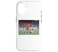 Ruud Gullit aborde la Coupe du Monde de Football Entre l'Angleterre et Les Pays-Bas Coque pour iPhone 16
