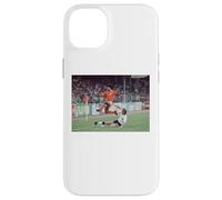 Ruud Gullit aborde la Coupe du Monde de Football Entre l'Angleterre et Les Pays-Bas Coque pour iPhone 14 Plus