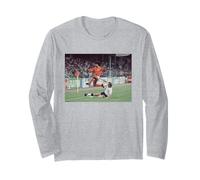 Ruud Gullit aborde la Coupe du Monde de Football Entre l'Angleterre et Les Pays-Bas Manche Longue