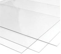 RuudraScott Feuille de plastique acrylique Perspex transparent 750 mm x 1000 mm - 2 mm d'épaisseur (750 x 1000 x 2 mm)