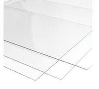 RuudraScott Feuille de plastique acrylique transparent 500 mm x 500 mm Épaisseur 2 mm 3 mm 4 mm 5 mm 6 mm