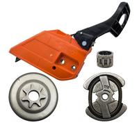 RUURUU . 325 7T Kit de roulement de tambour de poignée de frein de chaîne pour tronçonneuse Husqvarna 142 141 136 137 pièces de rechange