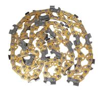 RUURUU Chaîne de tronçonneuse dorée de 25,4 cm, pas de 3/8 LP, calibre 127 cm, 40 maillons d'entraînement compatibles avec Greenworks Poulan Echo Ryobi et plus encore