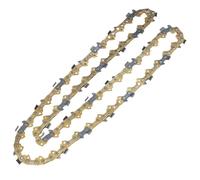 RUURUU Chaînes de tronçonneuse dorées de 30,5 cm, pas de 3/8 LP, calibre 1,27 cm, 45 maillons d'entraînement compatibles avec Greenworks Poulan Echo Ryobi et plus encore