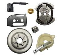 RUURUU Kit de plaque de barre d'engrenage à vis sans fin de pompe à huile pour tronçonneuses Husqvarna 36, 41, 136, 137, 141, 142 - OEM 530-0693-42