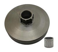 RUURUU Kit de roulement de tambour de cloche d'embrayage pour tronçonneuse chinoise 4500 5200 5800 45CC 52CC 58CC 0,325" 7T