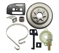RUURUU Kit de tambour d'embrayage 7T et pompe à huile pour tronçonneuses Husqvarna 36, 41, 136, 137, 141, 142