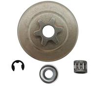 RUURUU Kit de tambour d'embrayage à pas de 3/8" pour tronçonneuse STIHL 017/018/MS170/MS180/MS210/MS230/MS250 - OEM 1123 640 2003/9460 624 0801 pignon et roulement de rechange