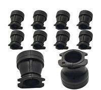 RUURUU Lot de 10 collecteurs d'admission pour tronçonneuse Husqvarna 340, 350, 353, 351, 345, 346XP - OEM 503-86-63-01