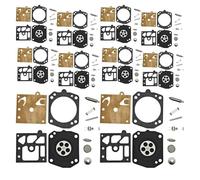RUURUU Lot de 10 diaphragmes de réparation de carburateur pour tronçonneuse Husqvarna 362, 365, 371, 372 - pour Walbro K10-HD