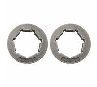 RUURUU Lot de 2 pignons de jante d'embrayage 7T 3/8" pour tronçonneuse Husqvarna 61, 66, 266, 268, 272, 362, 365, 371, 372, 385 - Remplacement OEM 68210