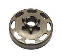 RUURUU Pignon de tambour d'embrayage à 6 dents 3/8" pour tronçonneuse Husqvarna 135 140 135E 140E 578257101 Pièce de rechange Outil de jardin
