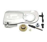 RUURUU Plaque de guidage de chaîne pour Husqvarna 445 450 445E 450E 450E Pompe à huile Ajusteur de vitesse Tendeur Écrou Kit Tronçonneuse Partie 544094001