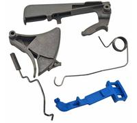 RUURUU Trigger Throttle Rod Choke Spring Kit pour Husqvarna 350, 353, 346, 340, 345 - OEM 503 85 44-01/503 85 45-01/503 99 86-01