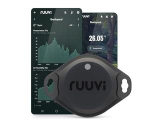 Ruuvi Tag Pro IP67 Capteur de température, d'humidité et de mouvement