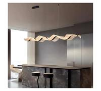 RuuXanthous Lustre, décoration d'intérieur Moderne, Lampes LED suspendues pour Salon, Salle à Manger, éclairage intérieur Suspendu (Noir, Longueur 220 cm, télécommande à intensité Variable)