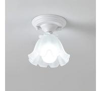RuuXanthous Lustre Lampe Suspendue - Petit plafonnier Abat-Jour en Verre Luminaire de Plafond Maison Balcon Couloir Plafonnier encastré Entrée Escaliers Près des luminaires de Plafond , Chan