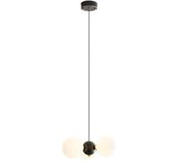 RuuXanthous Suspension Moderne en Verre cuivré, Lustre Spoutnik 3 lumières Style Milieu du siècle, plafonnier de Style Nordique pour îlot de Cuisine, Salle à Manger, Salon (cuivre foncé)